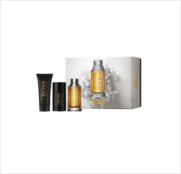 Coffret Boss The Scent Déodorant, Parfum et Gel de Douche