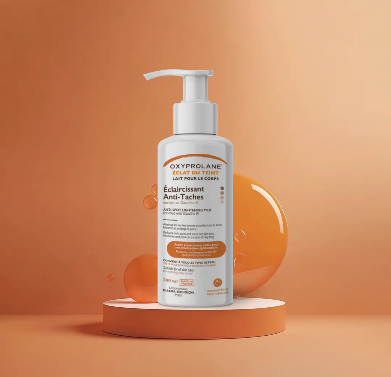 Oxyplorane Éclat du Teint Lait Corps Anti-taches – 500 ml